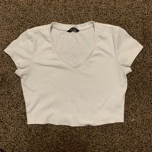 Shein White crop top
